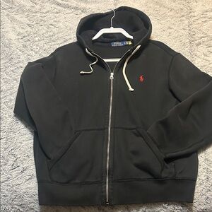 Polo by Ralph Lauren Black Men's Zip-Up Hoodie